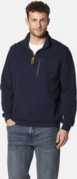 Sweatshirt Sweatshirt NEVIMO , Herren, Gr. L, blau (dunkelblau), Obermaterial: 100% Baumwolle CO., casual, normal, ohne Ausschnitt, Sweatshirts