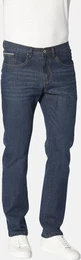 5-Pocket-Jeans Jeans TEOSOZZI , Herren, Gr. 52, N-Gr, blau, Obermaterial: 78% Baumwolle CO. 20% Polyester PES. 2% Elasthan EL., casual, regular fit, Jeans, aus bequemen Materialmix
