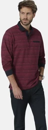 Langarm-Poloshirt Langarm-Poloshirt STILANO Gr. 58, rot (rot melange) Herren Shirts mit Brusttasche
