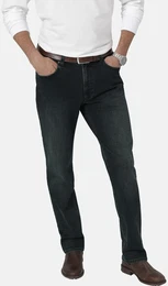 5-Pocket-Jeans Jeans SARENTA , Herren, Gr. 56, N-Gr, blau, Obermaterial: 95% Baumwolle CO. 3% Elastomultiester ELE. 2% Elasthan EL., casual, regular fit, Jeans, im Used-Look
