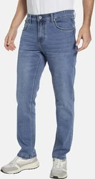5-Pocket-Jeans Jeans CARLINOZ , Herren, Gr. 25, N-Gr, blau, Obermaterial: 61% Baumwolle CO. 37% Polyester PES. 2% Elasthan EL., casual, regular fit, Jeans, mit lssigem Farbeffekt