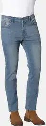 Stretch-Jeans Jeans LORETISTI , Herren, Gr. 54, N-Gr, blau, Obermaterial: 98% Baumwolle CO. 2% Elasthan EL., casual, regular fit, Jeans, mit Kontrastnhten