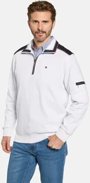 Funktionsshirt Sweatshirt MODAVERDE , Herren, Gr. 62, wei, casual, regular fit normal, ohne Ausschnitt, Langarm, Shirts Sweatshirt, mit rmeltasche
