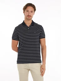 Poloshirt LIQUID COTTON ESSENTIAL REG POLO , Herren, Gr. L, desert sky, ecru, Jersey, Obermaterial: 100% Baumwolle, casual, Kurzarm, Shirts