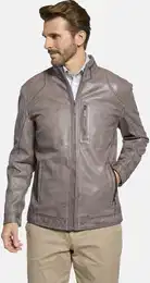 Lederjacke Lederjacke BELLATESS , Herren, Gr. 50, braun, Obermaterial: 100% Rindsleder Leather cow., casual, regular fit normal, Jacken