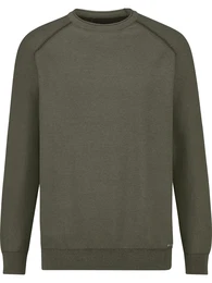 Rundhalspullover Pullover TESSALINI , Herren, Gr. XL, grn (oliv), Obermaterial: 100% Baumwolle CO., unifarben, normal, Rundhals, Langarm, Pullover, in leichtem Feinstrick