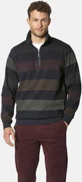 Sweatshirt Sweatshirt MATTIDORO , Herren, Gr. M, blau (dunkelblau gestreift), Obermaterial: 100% Baumwolle CO., casual, normal, ohne Ausschnitt, Sweatshirts