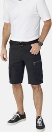 Bermudas Bermuda FIOREZELLA , Herren, Gr. 56, N-Gr, schwarz, Obermaterial: 100% Baumwolle CO., regular fit, Hosen, sportives Design