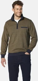 Sweatshirt Sweatshirt NUNZITELLO , Herren, Gr. M, gelb (dunkelgelb melange), Obermaterial: 100% Baumwolle CO., casual, normal, ohne Ausschnitt, Sweatshirts