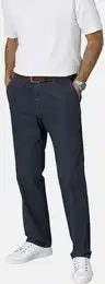 Bequeme Jeans Hose QUERELLO , Herren, Gr. 64, N-Gr, blau (dunkelblau), Obermaterial: 78% Baumwolle CO. 21% Polyester PES. 1% Elasthan EL., casual, regular fit, Jeans, mit mehr Bequemlichkeit
