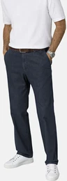 Bequeme Jeans Hose QUERELLO Gr. 33, blau (dunkelblau) Herren Jeans mit mehr Bequemlichkeit