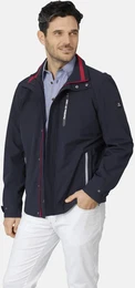 Softshelljacke Softshelljacke ZORVENTO , Herren, Gr. 50, blau (dunkelblau), Obermaterial: 100% Polyester PES., casual, regular fit, Jacken, mit bedrucktem Innenfutter