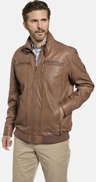 Lederjacke Lederjacke CORIETTA , Herren, Gr. 48, braun (cognac), Obermaterial: 100% Rindsleder Leather cow., casual, regular fit normal, Jacken
