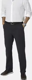 Anzughose Hose MODAFLORO , Herren, Gr. 56, blau (dunkelblau), Obermaterial: 98% Baumwolle CO. 2% Elasthan EL., regular fit, Hosen, mit mehr Bequemlichkeit