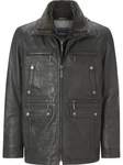Babista Lederjacke CLASSUTTI grau