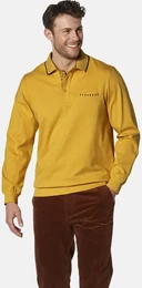 Langarm-Poloshirt Langarm-Poloshirt CAMISORRO , Herren, Gr. XL, gelb, Obermaterial: 100% Baumwolle CO., casual, regular fit normal, ohne Ausschnitt, Langarm, Shirts