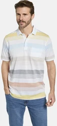 Babista Poloshirt ADRILO wei gestreift