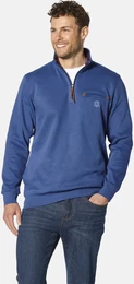 Sweatshirt Sweatshirt FLORINOZ , Herren, Gr. XL, blau (royal blau), Obermaterial: 100% Baumwolle CO., casual, regular fit normal, ohne Ausschnitt, Langarm, Shirts Sweatshirt, mit Brusttasche
