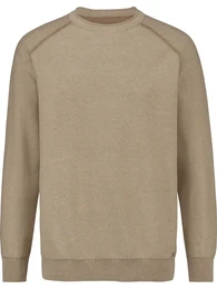 Rundhalspullover Pullover TESSALINI , Herren, Gr. XL, beige, Obermaterial: 100% Baumwolle CO., unifarben, normal, Rundhals, Langarm, Pullover, in leichtem Feinstrick