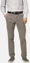 5-Pocket-Hose Hose LUCIVUNTO , Herren, Gr. 58, beige, Obermaterial: 98% Baumwolle CO. 2% Elasthan EL., regular fit, Hosen, mit seitlichen Eingrifftaschen