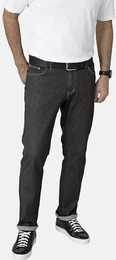 5-Pocket-Jeans Tiefbundjeans VESTABELLA , Herren, Gr. 54, N-Gr, schwarz, Obermaterial: 98% Baumwolle CO. 2% Elasthan EL., casual, regular fit, Jeans, mit bequemen Unterbauchschnitt