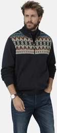 Strickjacke Strickjacke STILINI Gr. 62, blau (dunkelblau) Herren Strickjacken mit seitlichen Eingrifftaschen