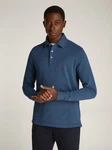 Tommy Hilfiger Langarm-Poloshirt 1985 SLIM LS POLO blau