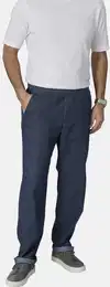 Schlupfjeans Schlupfjeans VIENTTO Gr. 33, blau Herren Jeans mit Eingrifftaschen