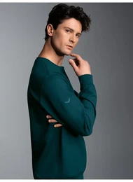 Sweatshirt Sweatshirt Gr. XXL, blau (saphir) Herren Sweatshirts