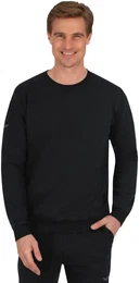 Sweatshirt Sweatshirt aus Biobaumwolle , Herren, Gr. S, schwarz, 75% Baumwolle (Biobaumwolle kbA), 25% Baumwolle (recycelt), Basic, Sweatshirts