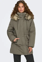Parka ONLNEWPRISKA PARKA CC OTW Gr. XL (42), braun (walnut) Damen Jacken