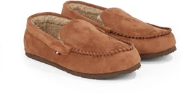 Hausschuh HILFIGER DRIVER HOUSE SHOE Gr. 45, braun Herren Schuhe Casualmode, Schlupfschuh, Slipper im Mokassin-Style