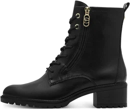 Schnrboots Gr. 42, schwarz Damen Schuhe Blockabsatz, Schnrstiefelette mit zweckmigem Innenreiverschluss