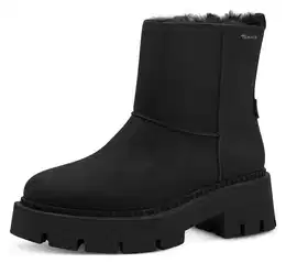 Winterboots Gr. 39, schwarz Damen Schuhe Blockabsatz, Winterstiefelette, Outdoorschuh mit Duo Tex-Ausstattung