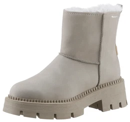 Winterboots Gr. 42, grau Damen Schuhe Blockabsatz, Winterstiefelette, Outdoorschuh mit Duo Tex-Ausstattung
