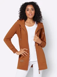 Shirtjacke CASUAL LOOKS Shirtjacke Gr. 46, braun (cognac) Damen Shirts