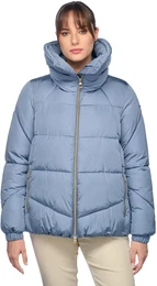 Steppjacke DAMIANA Gr. 34, blau (infinity) Damen Jacken mit hoch schlieendem Kragen, 2-Wege-Reiverschluss