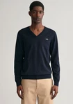 GANT Pullover Classic Cotton V-Neck marine/rot/wei