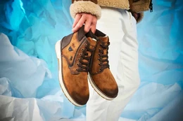 Winterboots , Herren, Gr. 42, braun (braun, dunkelbraun), Lederimitat, used, casual, Schuhe, Schnrboots, Winterstiefelette, MemoCup-Ausstattung, Used-Optik