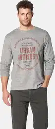 Langarmshirt Langarmshirt DIETOLLI , Herren, Gr. LXL, grn (oliv bedruckt), Obermaterial: 100% Baumwolle CO., casual, regular fit normal, Rundhals, Langarm, Shirts, mit groem Print