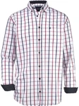 Babista Langarmhemd ROMANTELLA mit Button-Down-Kragen rot kariert