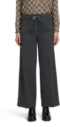 Stoffhose Stoffhose mit Bgelfalte , Damen, Gr. 34, Normalgren, grau, Obermaterial: 65% Polyester, 32% Viskose, 3% Elasthan., modisch, lssig geschnitten lang, Hosen, Bindeband