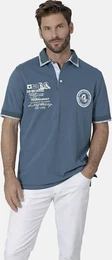 Poloshirt Poloshirt BELLAVENTTI , Herren, Gr. 50, blau, Obermaterial: 100% Baumwolle CO., casual, regular fit normal, ohne Ausschnitt, Kurzarm, Shirts, mit Doppelkragen