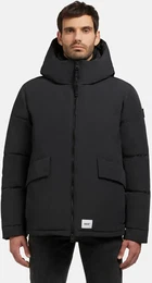Winterjacke Gero-YM , Herren, Gr. M (50), grau, Material: 85% Polyester, 15% Baumwolle, Futter: 100% Polyester, Wattierung: 100% Polyester, casual, gerade hftbedeckend, Langarm rmel ohne rmelschlitz normaler Saum, Jacken, Warme Herren Outdoo