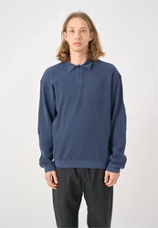 Cleptomanicx Sweatshirt Shirt Thermal blau