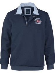 Babista Sweatshirt BELLAVUNTO mit Brust-Stickerei blau/dunkelblau
