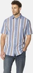 Babista Kurzarmhemd Style SILVESTULLI blau/hellblau gestreift