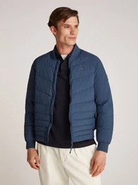 Bomberjacke MIX QUILT BOMBER , Herren, Gr. XL, blau (aegean sea), Web, Obermaterial: 100% Polyamid, unifarben, casual, regular fit kurz, Langarm Rippbndchen, Jacken, mit Steppung