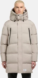 Steppmantel Morse2-YM , Herren, Gr. XL (54), grau, Obermaterial: 100% Polyester, Innenfutter: 100% Polyester, Wattierung: 100% Polyester, modisch, gerade ca. Mitte Oberschenkel, hoch geschlossener Ausschnitt, Langarm rmel ohne rmelschlitz norm