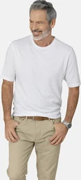 T-Shirt Doppelpack T-Shirt BELLAVONTO , Herren, Gr. XXL, wei, Obermaterial: 100% Baumwolle CO., casual, regular fit normal, Rundhals, Kurzarm, Shirts, aus reiner Baumwolle